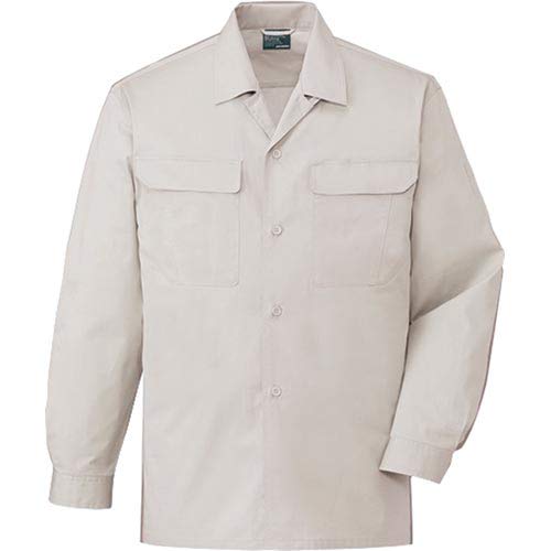 自重堂 jichodo 84624 长袖开襟衬衫[全年] 银色 m